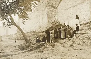 Collect Prints: Ladies collect water - Constantinople city walls