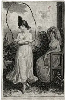 Skipping Prints: Ladies dress for 1799