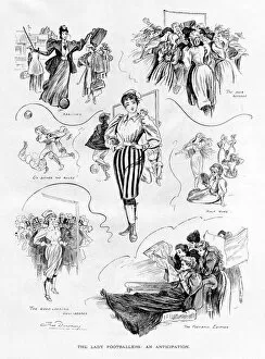 Images Dated 12th April 2012: Ladies Football, 1894