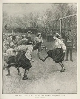 1895 Collection: Ladies Football Club