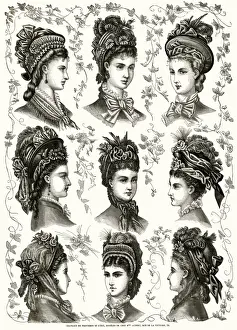 Ladies hats 1875