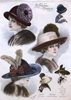 Images Dated 20th April 2017: Ladies Hats manufactured by Atelier Bachwitz