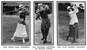 Dowager Prints: The Ladies Lords v. Commons golf match