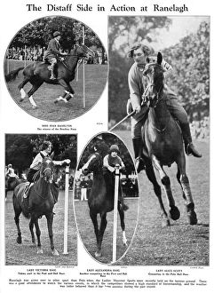 Images Dated 23rd April 2012: Ladies Mounted Sports at Ranelagh - Lady Alice Scott