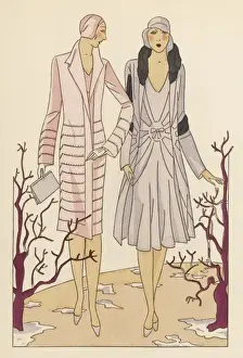 Leafless Prints: Two Ladies Outdoors