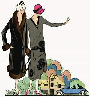 Patou Collection: Two ladies in outfits by Jean Patou and Doeuillet