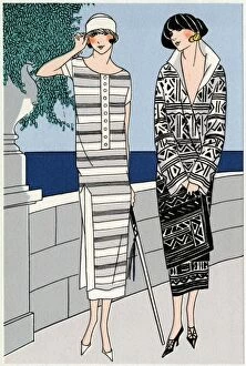 Patou Collection: Two ladies in outfits by Jean Patou and Drecoll