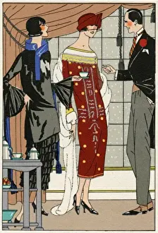 Tails Prints: Two ladies in outfits by Paul Poiret