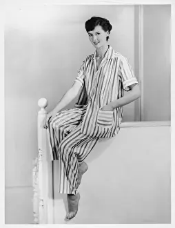 LADIES STRIPED P. J S