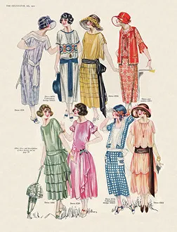 Delineator Prints: Ladies Summer Dresses