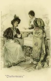 Ladies taking tea