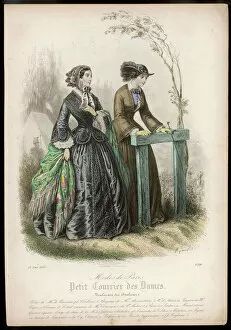 Scallop Gallery: Two Ladies Walking 1853