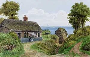 Sidmouth Prints: Ladram Bay, near Sidmouth, South Devon