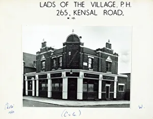 Kensington Prints: Lads of the Village PH, North Kensington, London