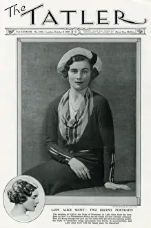 Montague Prints: Lady Alice Montagu-Douglas-Scott, Royal wedding 1935