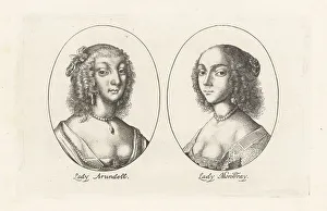 Decollete Prints: Lady Arundel and Lady Mowbray