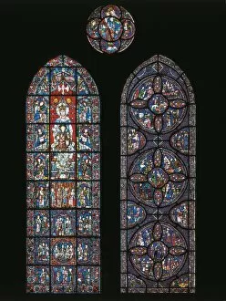 French Woman Collection: Our Lady of the Beatiful Window. ca. 1180. FRANCE