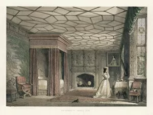 Bed Room Gallery: Lady in Bedroom, Knole