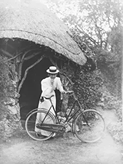 Lady and Bicycle