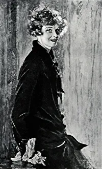 Casually Prints: Lady in Black