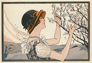 Spring Collection: Lady and Blossom 1925