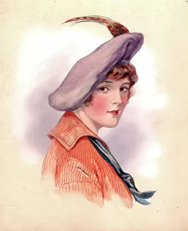New Images November Prints: Lady in bonnet