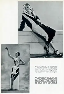 Stripe Prints: Lady Bridget Poulett by Madame Yevonde