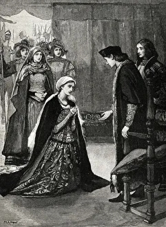 Lady Catherine Gordon before King Henry VII