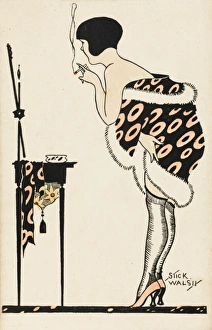 Lady Checks Stockings