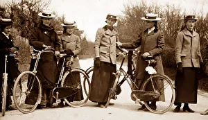 Lady cyclists, early 1900s