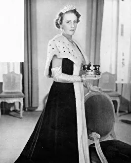 1953 Gallery: Lady Delamere in her Coronation outfit