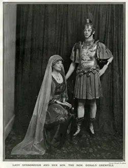 Masque Prints: Lady Desborough & Billy Grenfell - costume masque