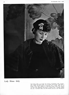 Images Dated 20th November 2017: Lady Diana Abdy (Bridgeman)