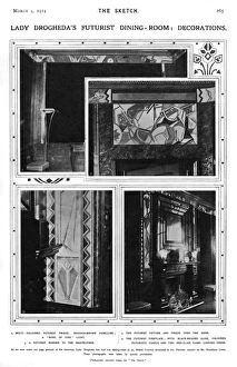 Drogheda Gallery: Lady Droghedas futurist dining room