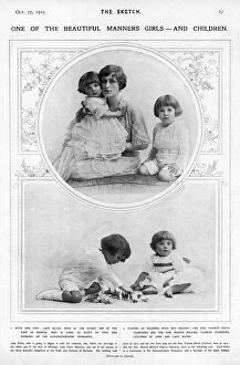 Images Dated 22nd June 2016: Lady Elcho and her children