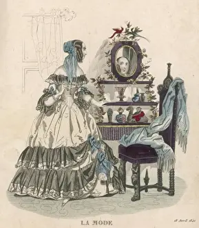 Lady and Etagere