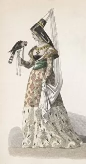Lady with Falcon