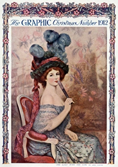 The Lady With the Fan by Abel Faivre The Lady With the Fan by Abel Faivre