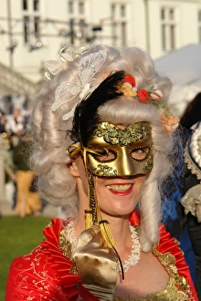 Images Dated 5th July 2008: Lady at a festival, Haimhausen, Bavaria, Germany