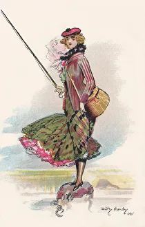 Hardy Prints: A Lady Fishing