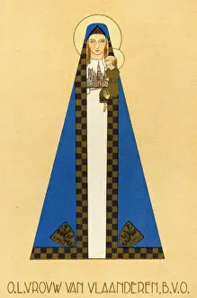 Devotional Prints: Our Lady of Flanders