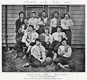 Oct20 Gallery: Lady footballers, the South Team, 1895