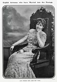 Images Dated 21st April 2021: Lady Francis Hope (1866 - 1938), formerly the actress Miss May Yohe