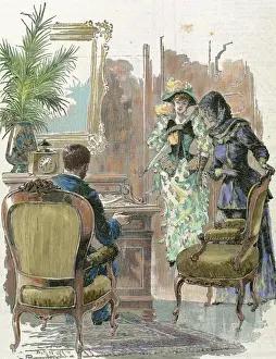 Bourgeoise Prints: Lady and gentleman
