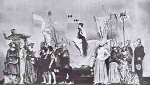 Nightlife Prints: The Lady Godiva Tableau Vivant arranged by Ben Ali Haggin from the Ziegfeld Follies of 1919