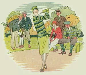 Golfing Collection: Lady golfer (1928)