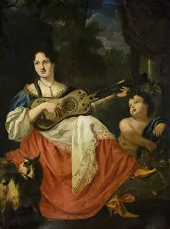 Images Dated 7th September 2010: Lady with a Guitar