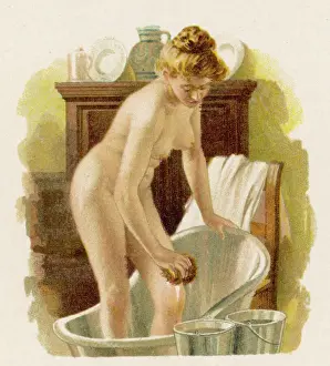 Washes Prints: Lady in Hip Bath 1905