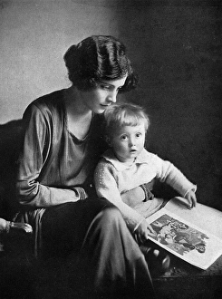 Images Dated 24th January 2017: Lady Loughborough and her son, Tony