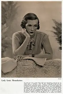 Thoughtful Prints: Lady Louis Mountbatten by Madame Yevonde